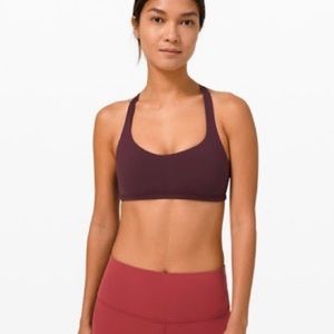 Lululemon Free to Be Maroon Sports Bra | Size 4